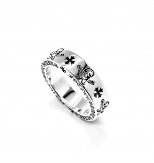 크롬하츠 스틸 카툰 크로스 실버링