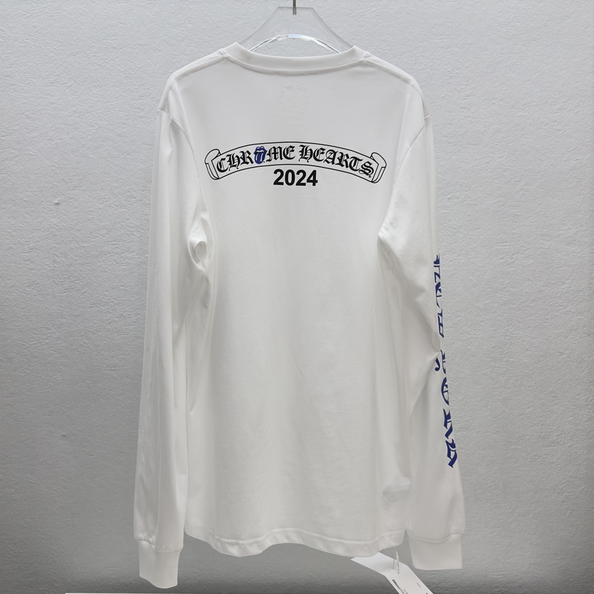 크롬하츠 롤링스톤즈 블루 텅 롱 슬리브 (남녀공용)