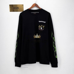 크롬하츠 매티 보이 레코드 플레임 롱 슬리브 (남녀공용)