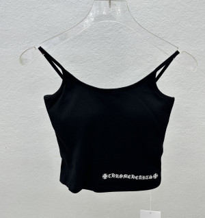 크롬하츠 블랙 스트레치 탱크 탑