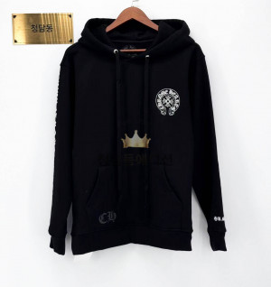 크롬하츠 실버 글리터 후드 (남성용)