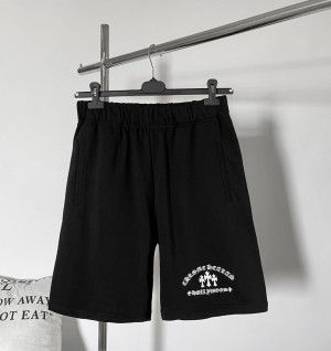 크롬하츠 트리플 크로스 CH로고 엠브로이더드 쇼츠 (남성용)