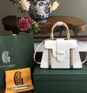 고야드 사이공 숄더백 28cm (컬러 화이트)