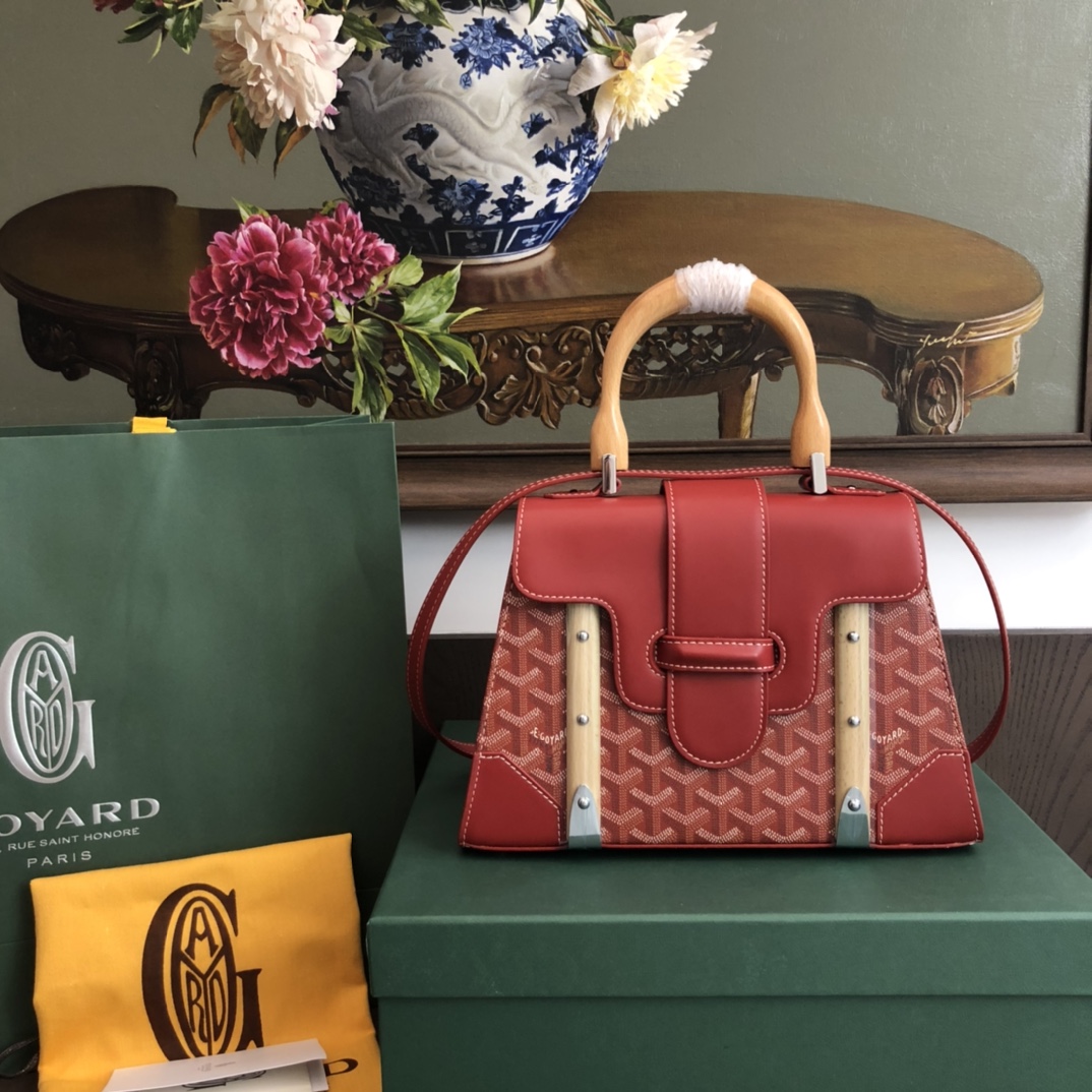 고야드 사이공 숄더백 28cm (컬러 레드)