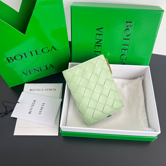 보테가 베네타 스몰 인트레치아토 폴더형 지갑 749940