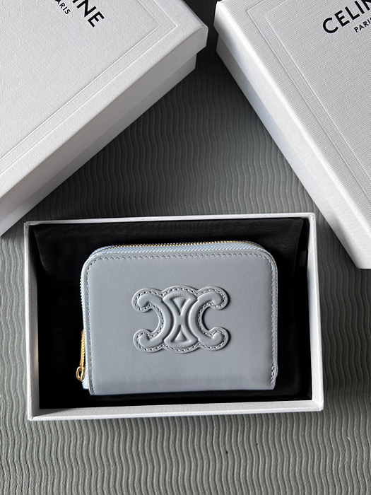 셀린느 퀴르 트리오페 컴팩트 지퍼 지갑