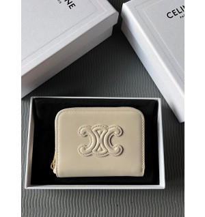 셀린느 퀴르 트리오페 컴팩트 지퍼 지갑