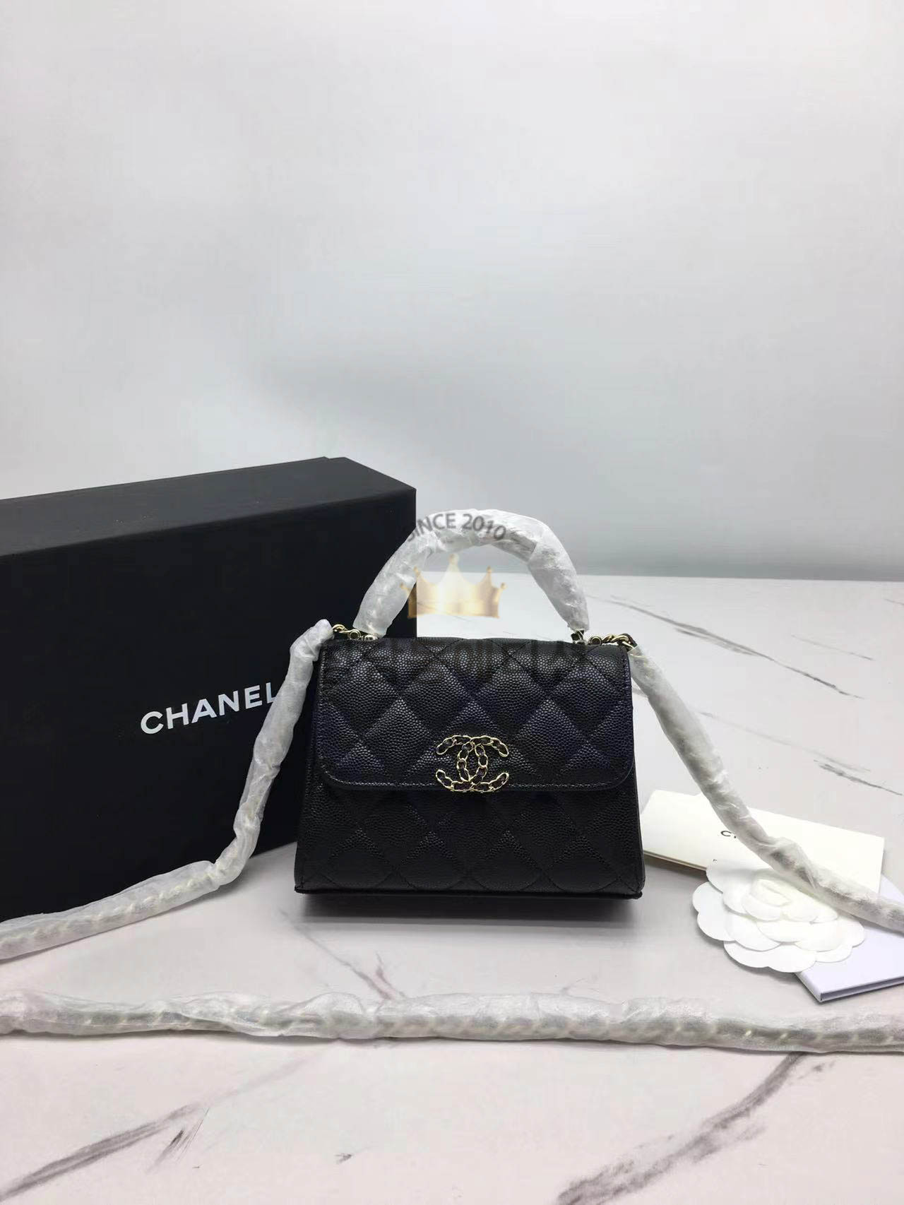 샤넬 25S 크로스 핸들 켈리 체인 백 AP3237 (2size)