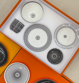 에르메스 H deco 28피스 식기 세트