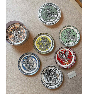 디올 여신 디너 플레이트 세트