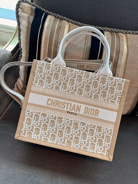 디올 오블리크 북토트백 스몰 (숄더 스트랩 ver.)