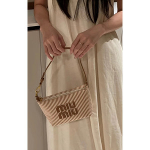 미우미우 스피릿 스트라이프 미니 백