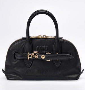 미우미우 아방뛰르 나파 가죽 탑 핸들백 스몰 5BB169 (upgrade ver.)