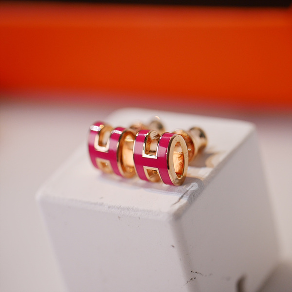 에르메스 팝아슈 귀걸이 (컬러 핫핑크) (미니 팝 / 팝)