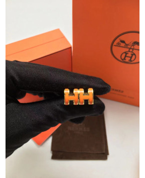 에르메스 팝아슈 귀걸이 (컬러 오렌지) (미니 팝 / 팝)