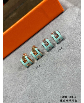 에르메스 팝아슈 귀걸이 (컬러 민트) (미니 팝 / 팝)