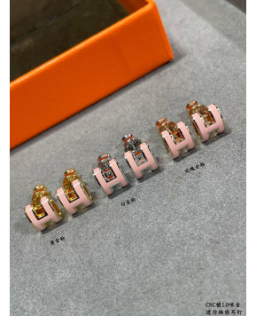 에르메스 팝아슈 귀걸이 (컬러 핑크) (미니 팝 / 팝)