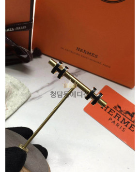 에르메스 팝아슈 귀걸이 (컬러 블랙) (미니 팝 / 팝)