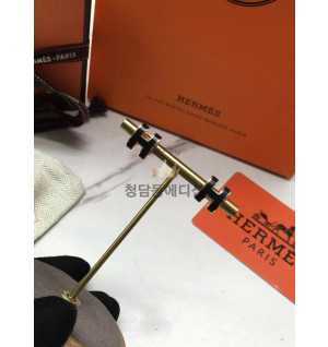 에르메스 팝아슈 귀걸이 (컬러 블랙) (미니 팝 / 팝)