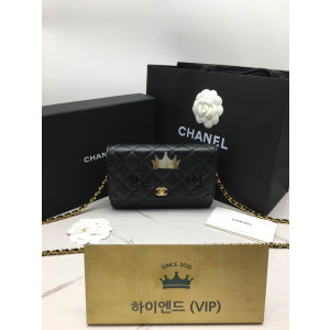 샤넬 클래식 WOC 숄더 체인 월렛백 금장 (upgarde ver.) (턴락)
