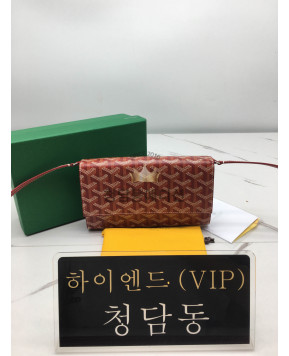 고야드 바렌 플랩 장지갑 (스트랩.ver) (컬러 레드)