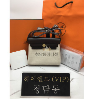 에르메스 미니 에르백 (캔버스) 올수공