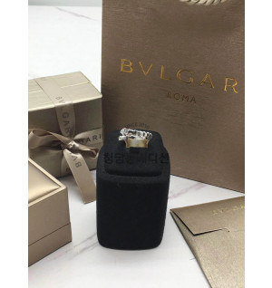 불가리 세르펜티 데미파베 반지 (컬러 로즈골드, 화이트골드)