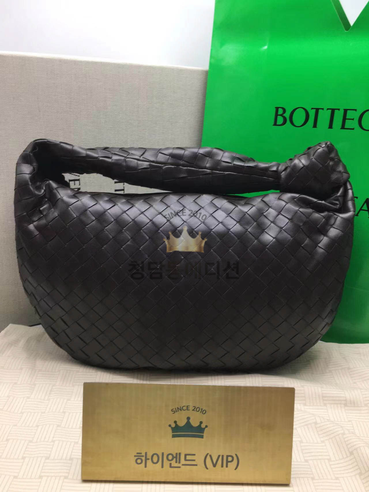 보테가베네타 조디백 라지 (컬러 폰단트 금장)