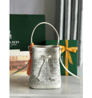 고야드 쁘띠플로 미니 버킷백 (컬러 화이트)