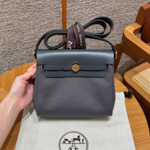 에르메스 미니 에르백 올수공 (컬러 아르두아즈) (금장)