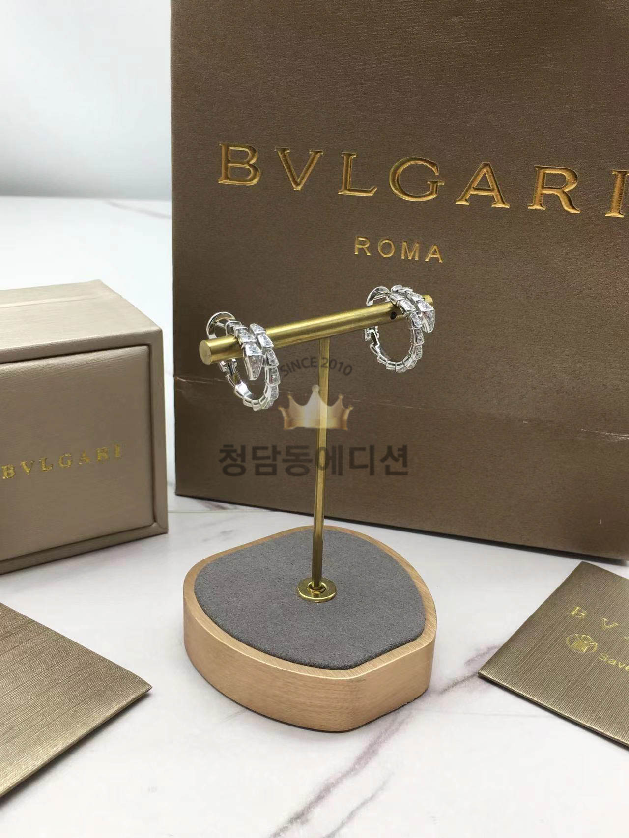 불가리 세르펜티 풀파베 이어링