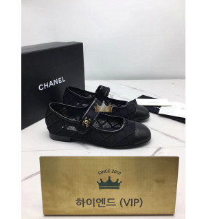 샤넬 메쉬 메리제인 플랫슈즈