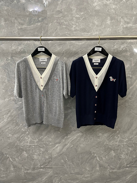 [대리석집] 톰브라운 니트 반팔 티셔츠