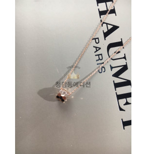 쇼메 비 마이 러브 목걸이 스몰 플레인 (컬러 로즈골드, 화이트골드)