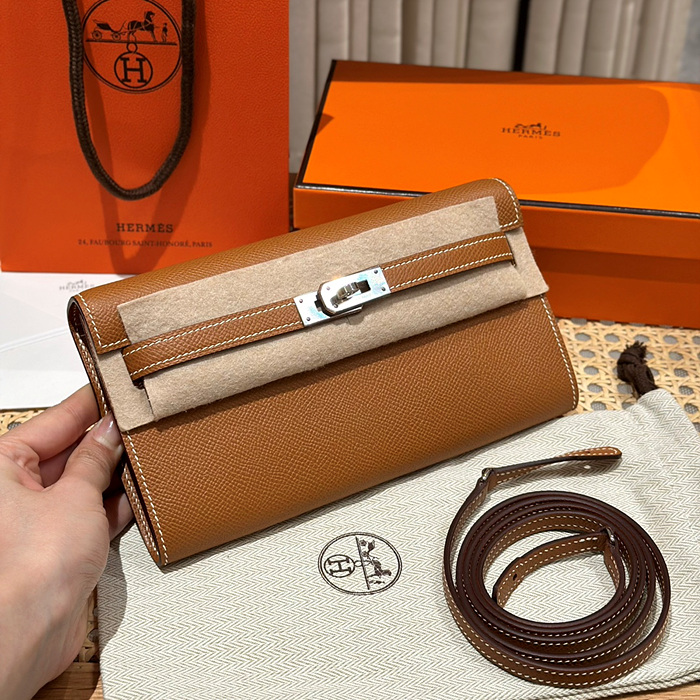 에르메스 켈리 투 고 미니백 앱송 (컬러 골드 은장)