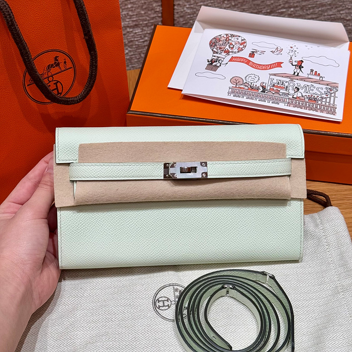 에르메스 켈리 투 고 미니백 앱송 (컬러 베르 피즈)