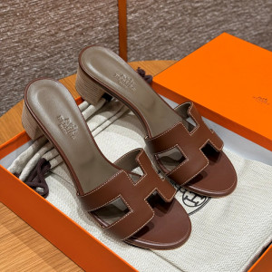 에르메스 오아시스 샌들 스위프트 (컬러 루즈 셀리에) (handmade ver.)