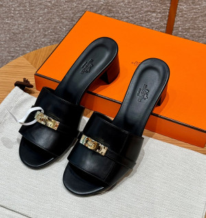 에르메스 지지50 샌들 (컬러 누아) (handmade ver.)