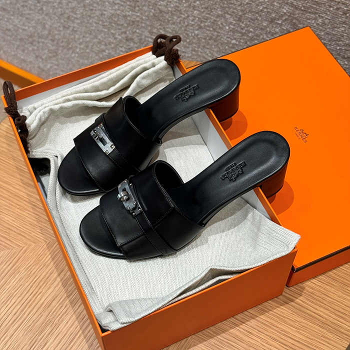 에르메스 지지50 샌들 (컬러 누아) (handmade ver.)