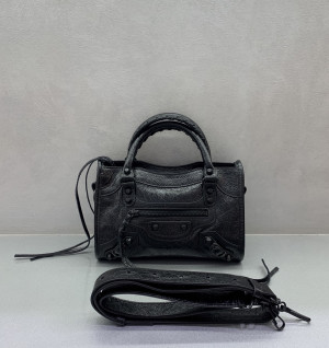 발렌시아가 르 시티 미니 백 블랙 (올블랙)