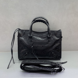 발렌시아가 르 시티 스몰 백 블랙 (올블랙)