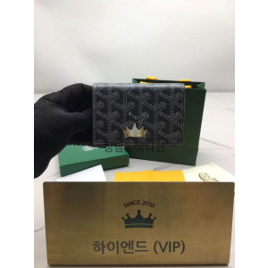 고야드 말제르브 플랩 카드지갑 (컬러 차콜 그레이)