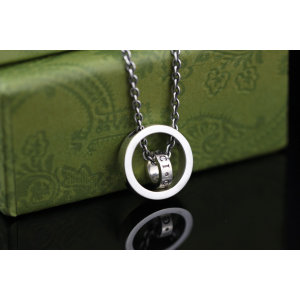 구찌 더블링 팬던트 목걸이