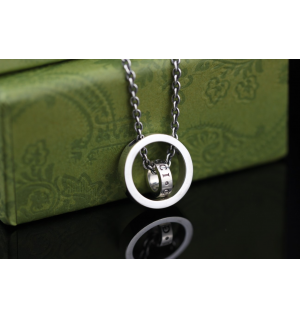 구찌 더블링 팬던트 목걸이