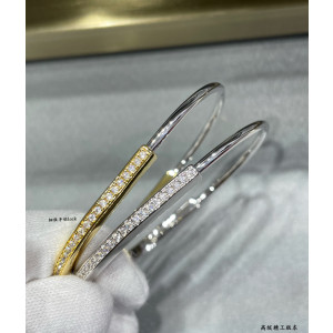 티파니 락 팔찌 17cm (컬러 옐로우골드,화이트골드)