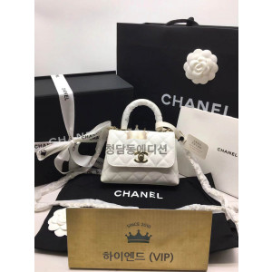 ​샤넬 코코핸들 마이크로 라이트골드