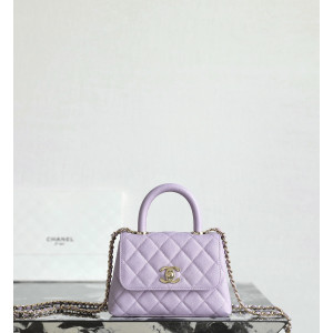 샤넬 코코핸들 마이크로 라이트골드