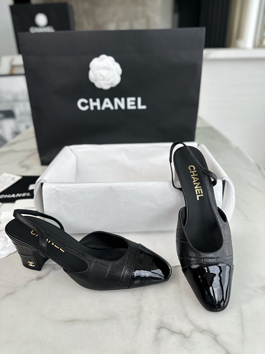 샤넬 슬링백 미들힐