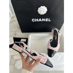 샤넬 트위드 슬링백