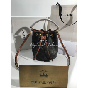 셀린느 틴 클라라 백 트리옹프 캔버스&카프스킨